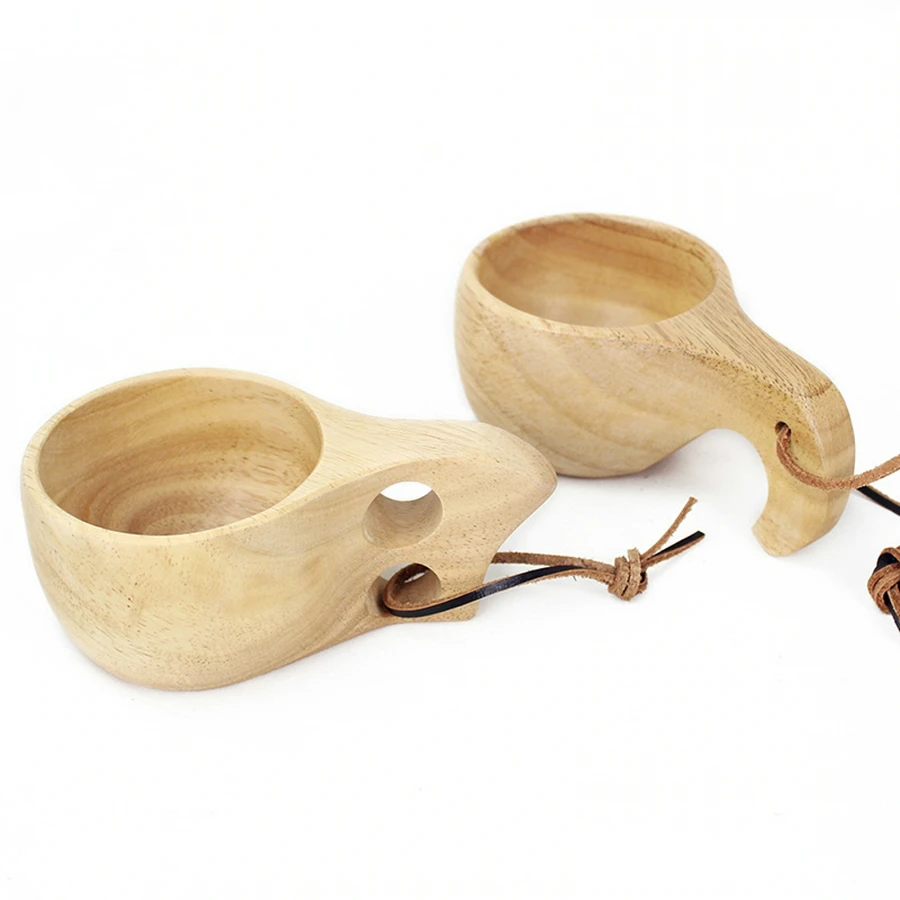 Handmade Natural Solid Wood Te - Wine Beer Coffee Drink recensione e prezzo
