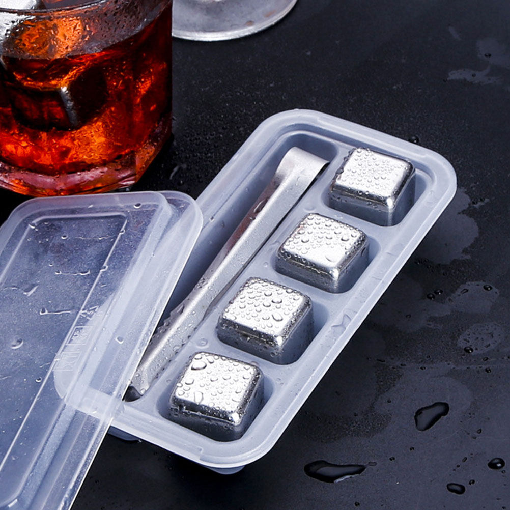 2Sets Stainless Steel Ice Cube - Whiskey Stone Set recensione e prezzo