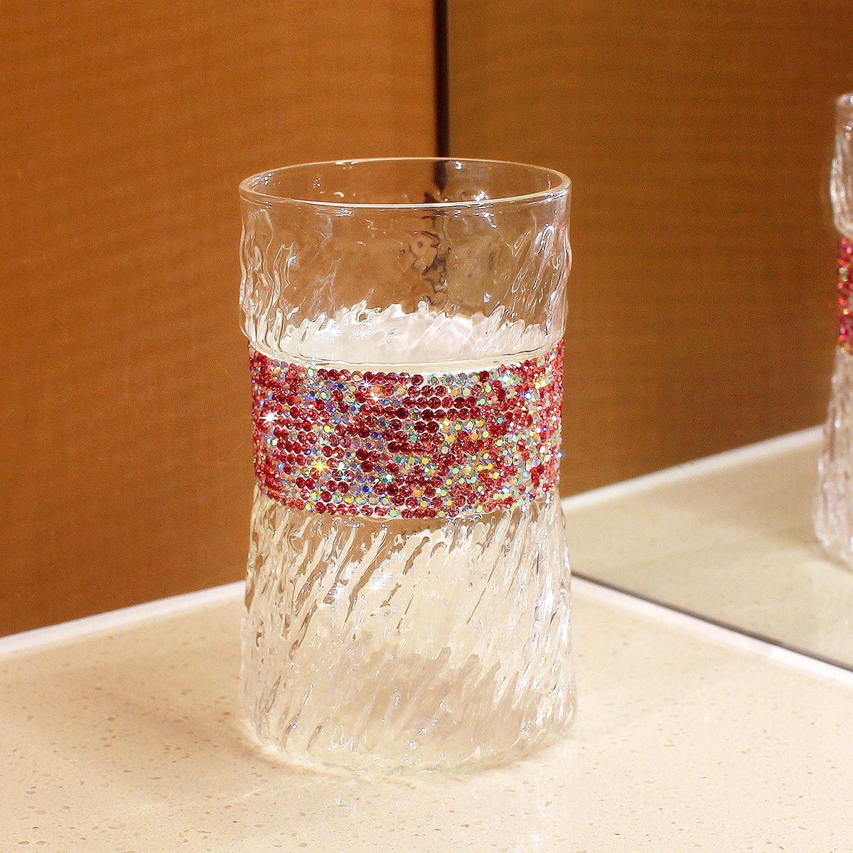 410ml Bling Diamond  Glass Cup - Wine Beer Coffee Drink recensione e prezzo