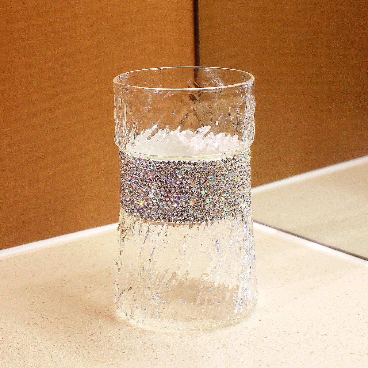 410ml Bling Diamond  Glass Cup - Wine Beer Coffee Drink recensione e prezzo