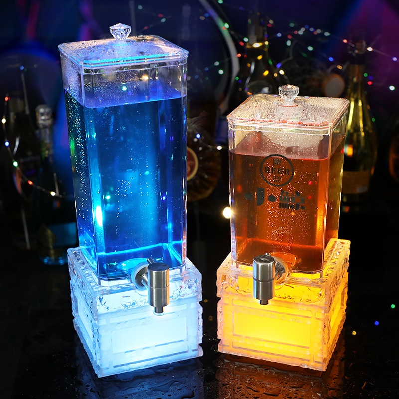 Bar illuminated beer keg with  - Wine To Beer To Liquor recensione e prezzo