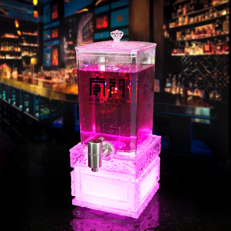 Bar illuminated beer keg with  - Wine To Beer To Liquor recensione e prezzo
