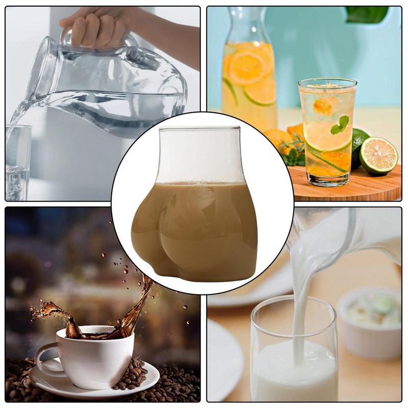 450ml Cute Butt Shaped Glass M - Wine Beer Coffee Drink recensione e prezzo