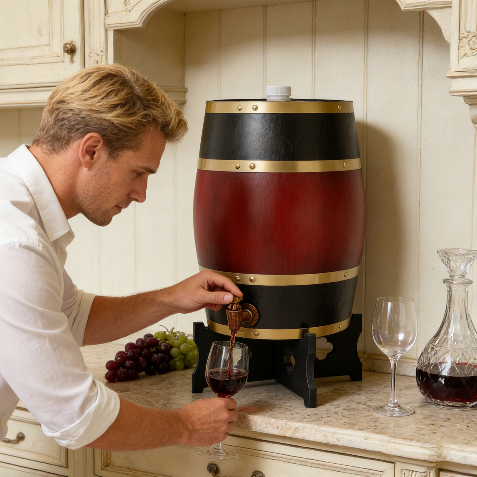 Wine Red Wine Barrel, 15L Wood - Wine In Beer Store recensione e prezzo