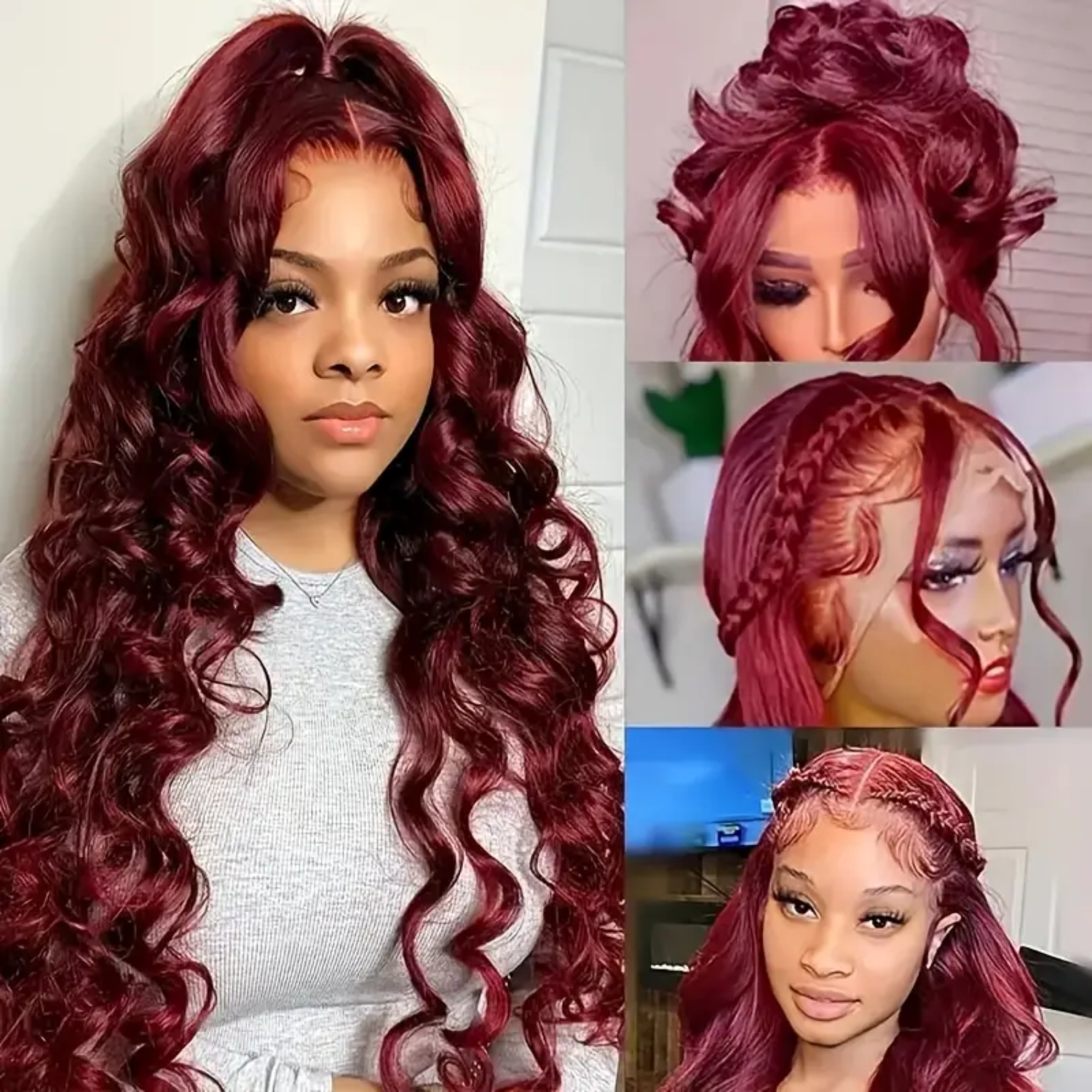 99j Burgundy Lace Front Wig Hu - Wine & Beer Unlimited Spirits Photos recensione e prezzo