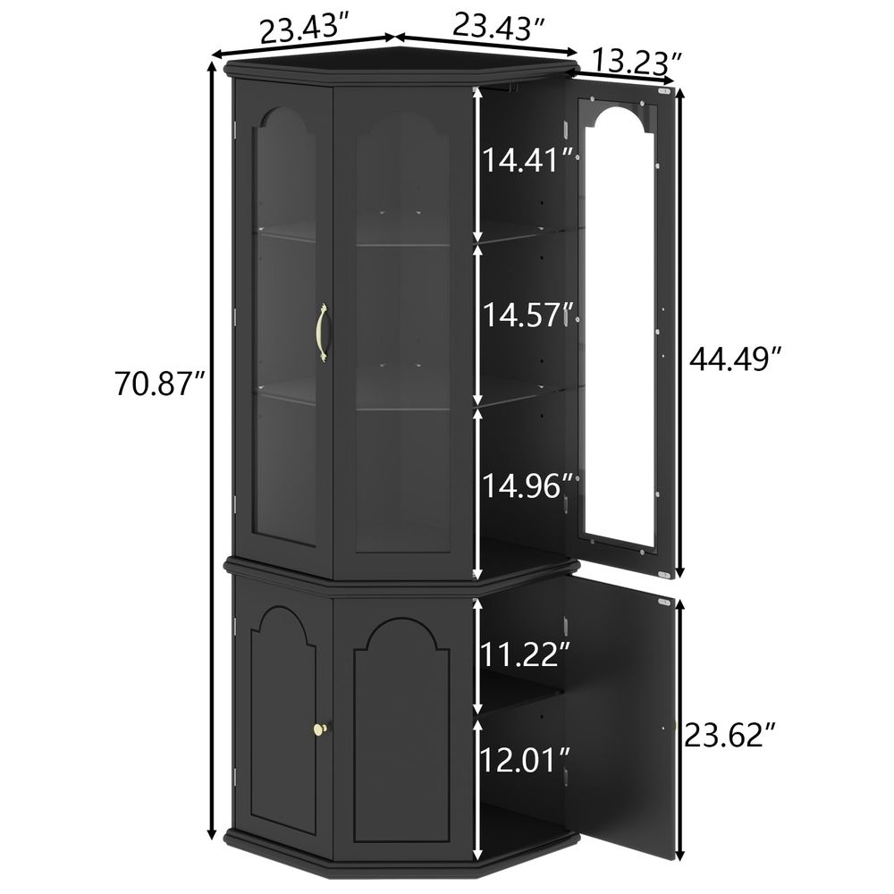Corner Bar Cabinet w LED Light - Wine & Beer Unlimited Spirits Photos recensione e prezzo